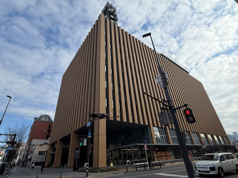 サイバーセキュリティ啓発イベントが開催された山梨県甲府市の山梨県警察本部