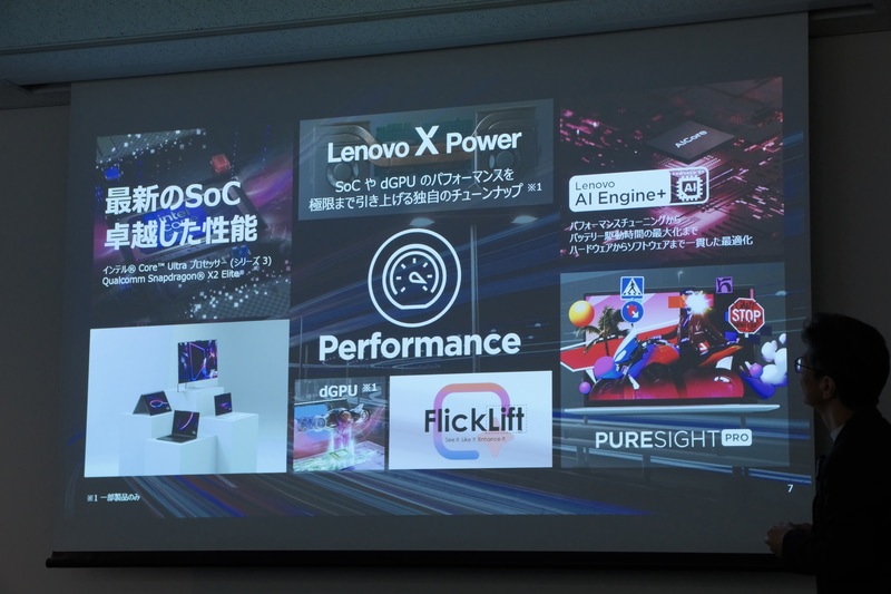 パフォーマンス面では最新CPUの採用や、性能を引き出すための機能を導入