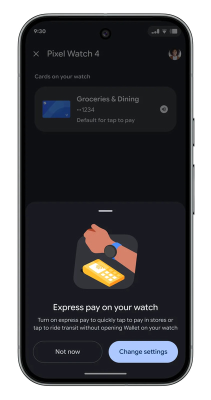 Pixel Watchのエクスプレス決済