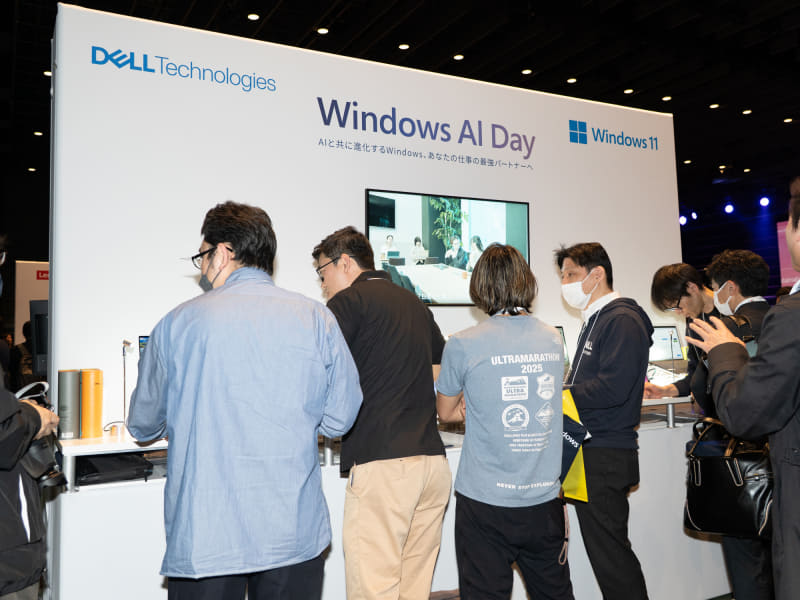 デル・テクノロジーズのブース
