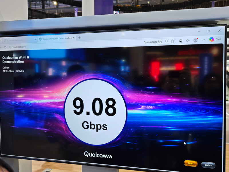 9Gbps～9.4Gbps程度の速度が出ていた