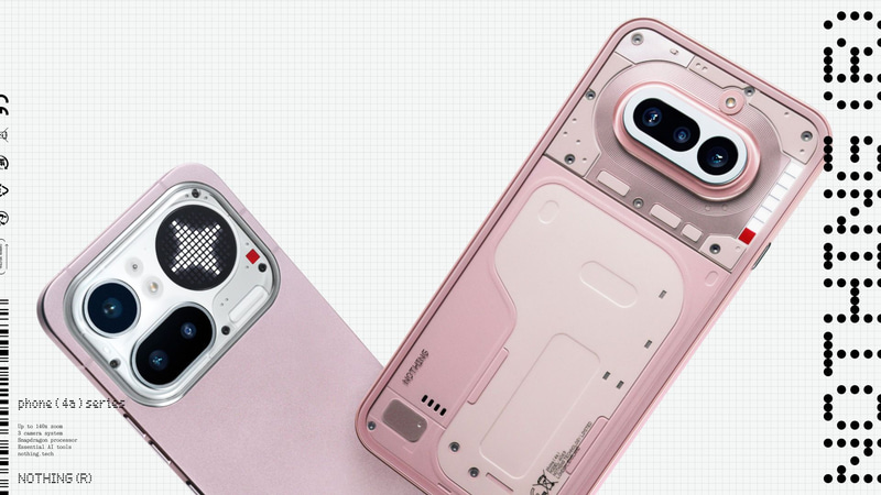 左: Phone (4a) Pro、右: Phone (4a)