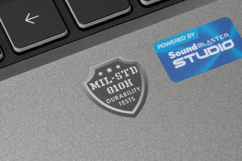 MIL-STD-810Hに準拠する耐久性をもつ