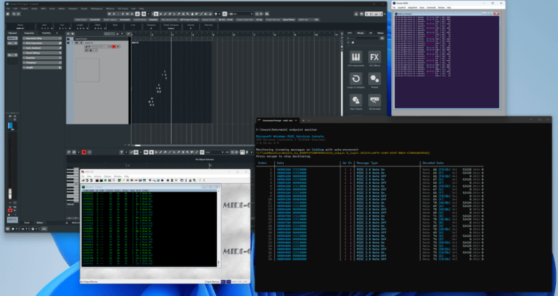 Windows MIDI Serviceが提供するマルチクライアント機能