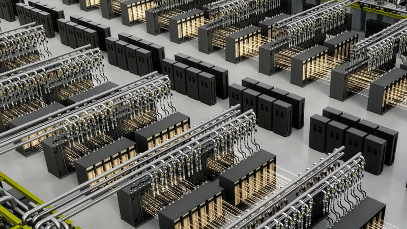 NVIDIAのAIデータセンターのイメージ(写真提供: NVIDIA)