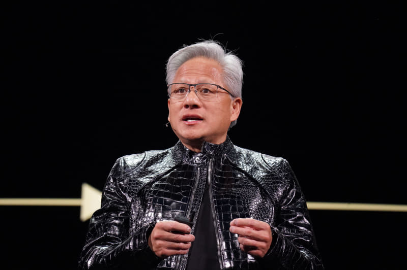 NVIDIA CEO ジェンスン・フアン氏(1月のCESで撮影)