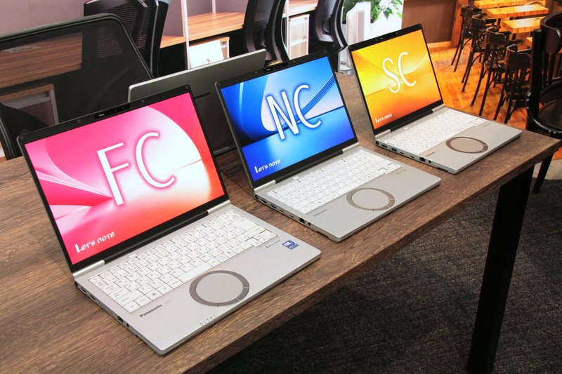 左から順に、FC7、NC7、SC7