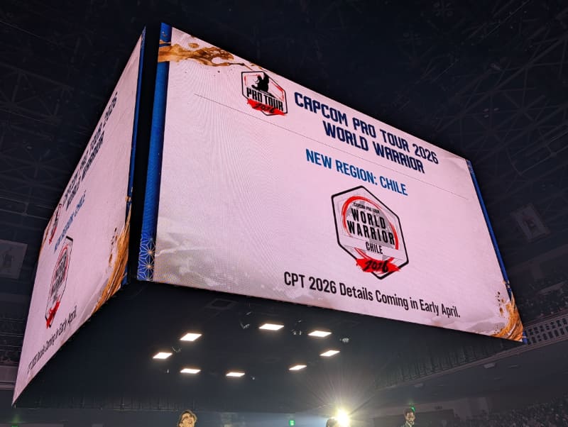 CAPCOM PRO TOUR 2026 WORLD WARRIORにおいて、新たな地域としてチリが追加されることが発表された