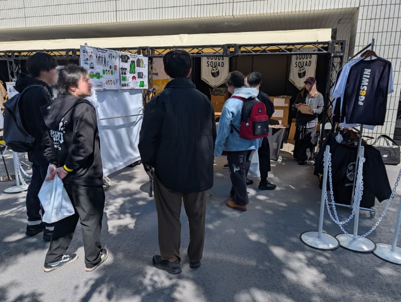 オシャレなアパレルが豊富なGood 8 Squadのブース