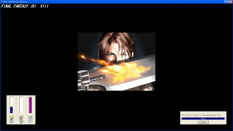 懐かしさを感じるセットアップ画面