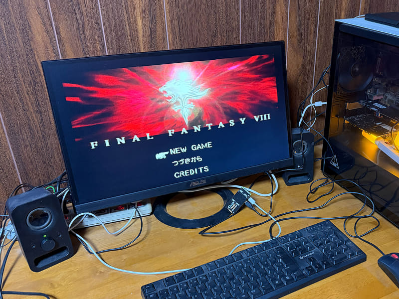 無事ゲームが起動した