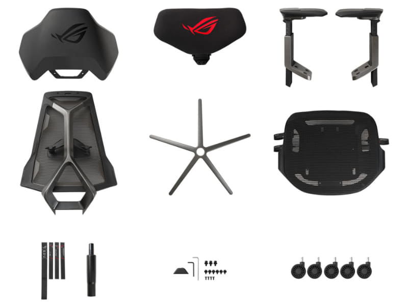分解図と付属品