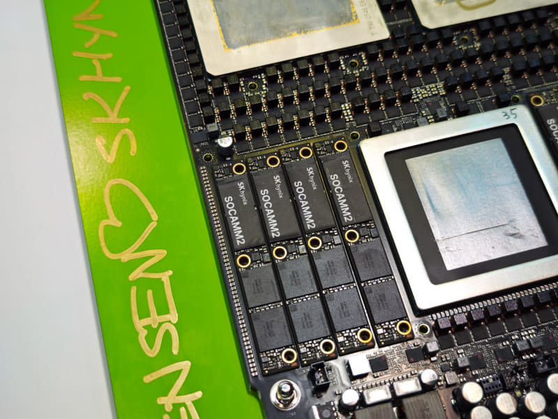 Vera CPUで採用されているLPDDR5のSOCAMM2