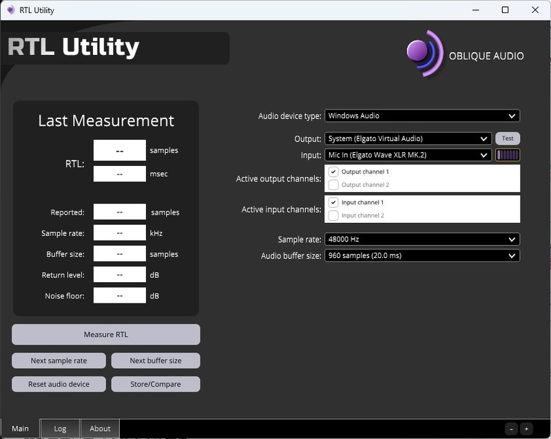 RTL Utilityを使って遅延を計測した