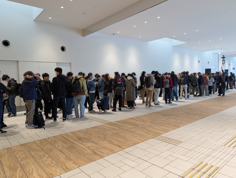 2日目は開場前から入口には長蛇の列ができていた