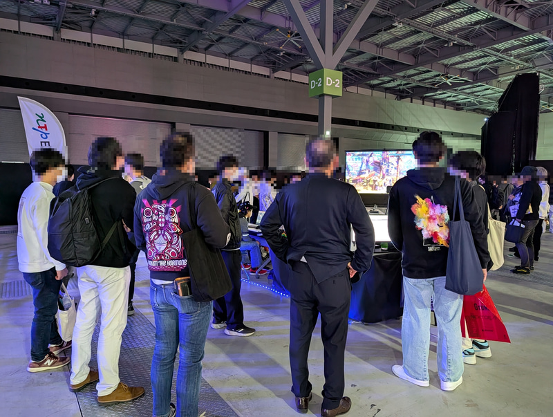 会場には名古屋のスト6対戦会「鯱拳(しゃちけん)」が出展し、対戦会を実施。ミニトーナメントなども開催され、盛り上がりを見せていた