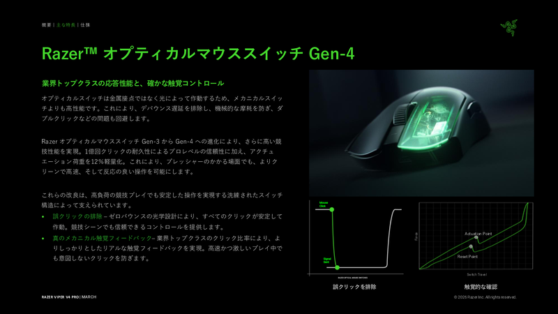 オプティカルマウススイッチGen-4