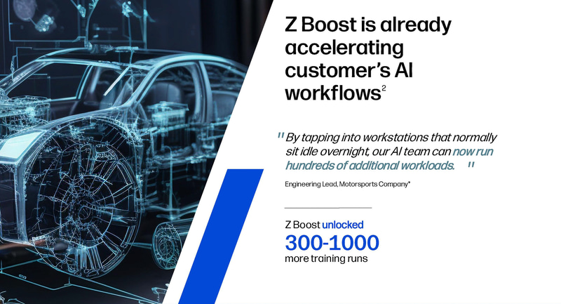 Z Boost機能をサポート(出典: HP Imagine 2026、HP)