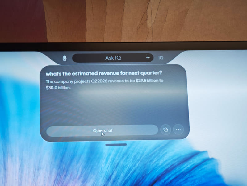 HP IQにファイルを読み込ませて処理を指示しているところ、ローカルで処理している場合には「Local」とでるので安心できる