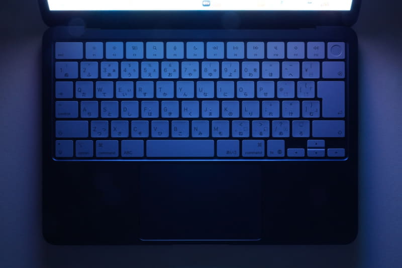 Neoはキーボードバックライト非搭載