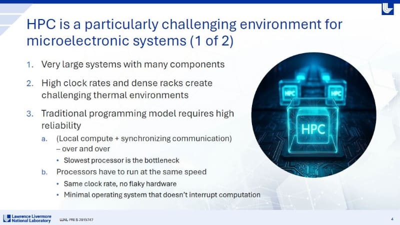 高性能コンピューティング(HPC)の特徴と課題(その1)。Bruce Hendrickson氏によるIRPS基調講演のスライドから(講演番号KN1)