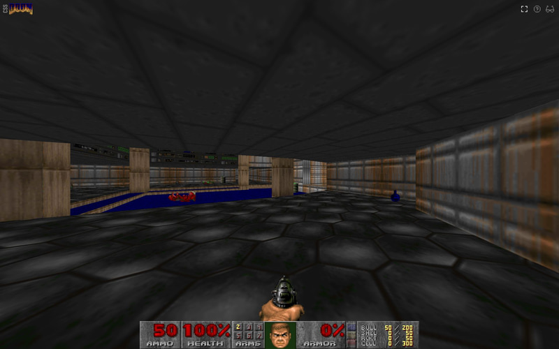 Webブラウザ上で動作しているcssDOOM