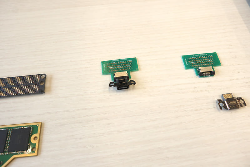 着脱可能なUSB Type-Cポートの構造