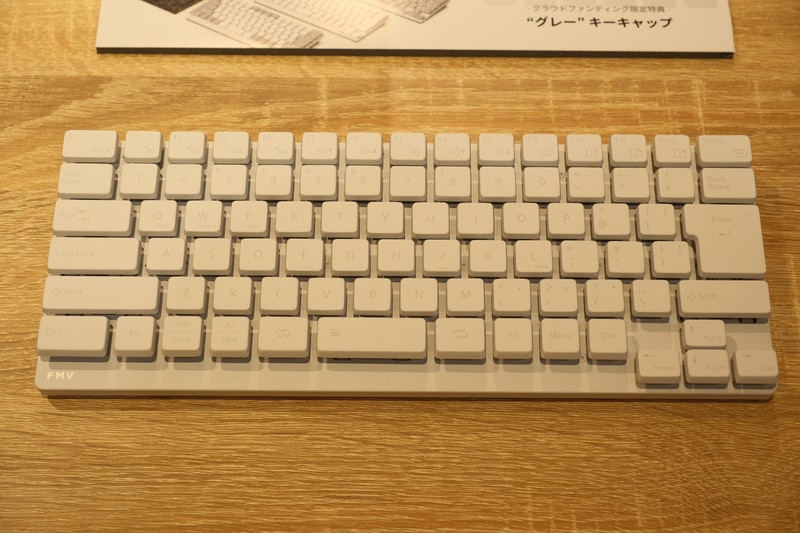 キー配列はFMV Note Uと同様の日本語配列