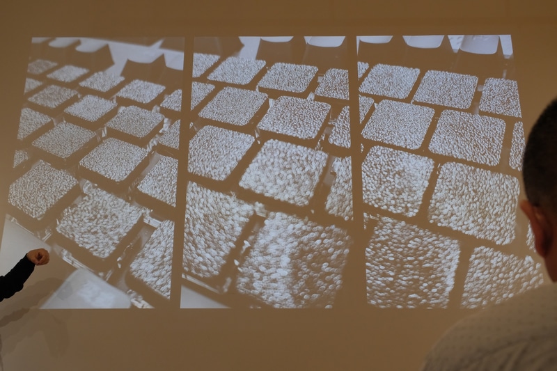 3Dプリンタを使った試作の様子