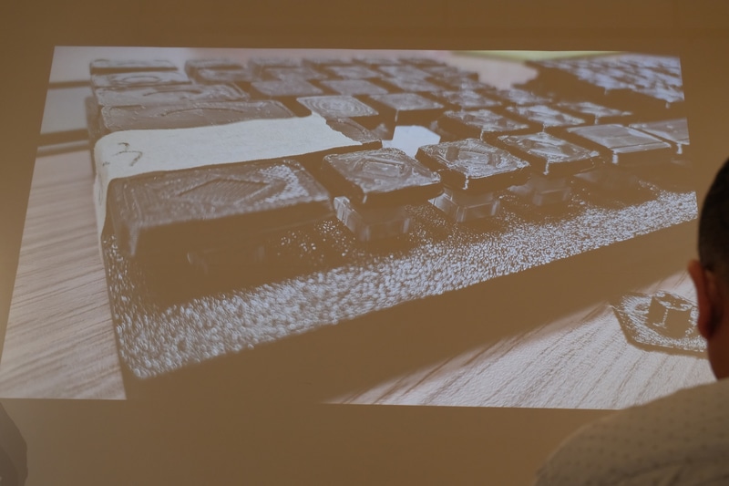 3Dプリンタを使った試作の様子