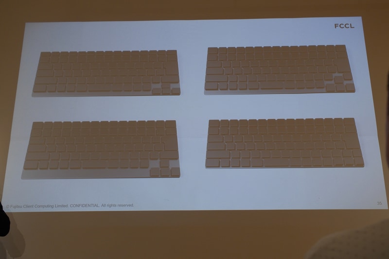 カーソルキーのレイアウトはさまざまなパターンを検討したという