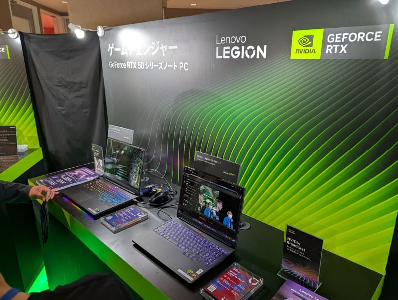 Lenovo(Legion)のブース