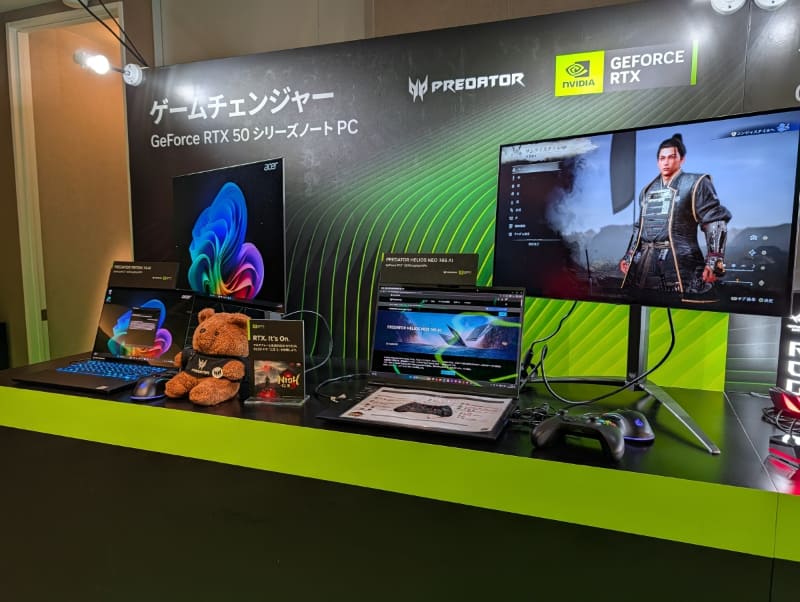 Acer(Predator)のブース