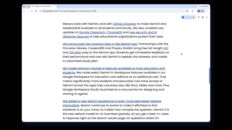 新しいリーディングモード