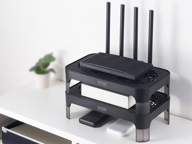 2段重ねで設置したところ