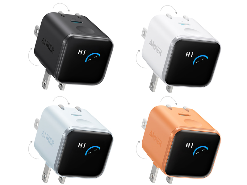 Anker Nano Charger(45W, Display, スイングプラグ)