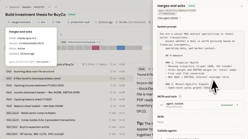 エージェントを簡単に作成できるClaude Managed Agents