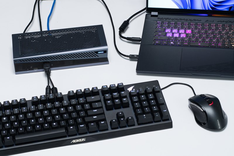 広帯域なので複数の機器を接続しても安心だ