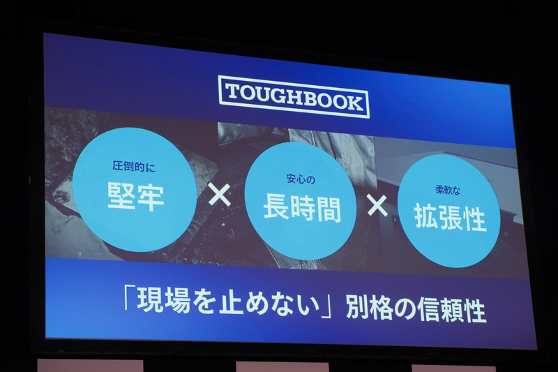 堅牢性、長時間駆動、拡張性で別格の信頼感を提供