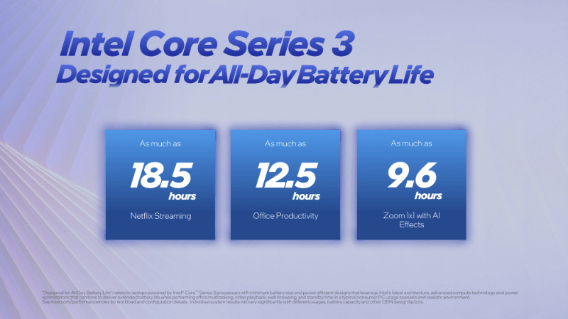 バッテリ駆動時間