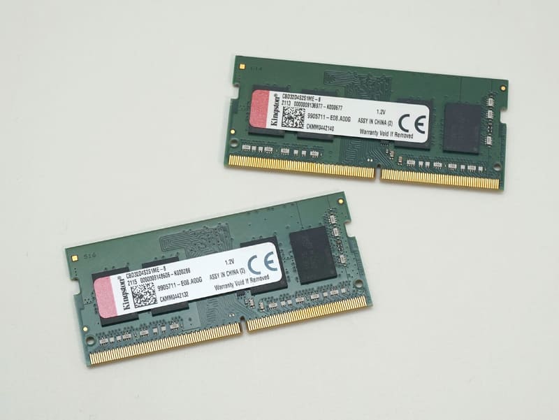 ノートPC用のDDR4 SO-DIMMを利用する