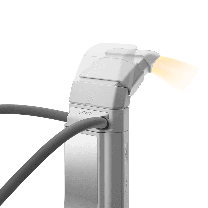 アジャスタブルタイプのエアフローパーツが付属する