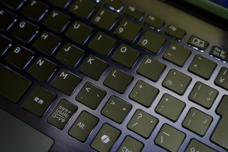 バックライトオンでうっすら見えるように