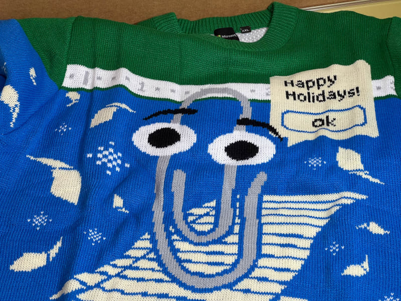 Clippyのダサセーター