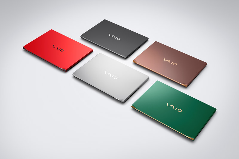 左上からファインブラック、アーバンブロンズ、ファインレッド、ブライトシルバー、ディープエメラルド