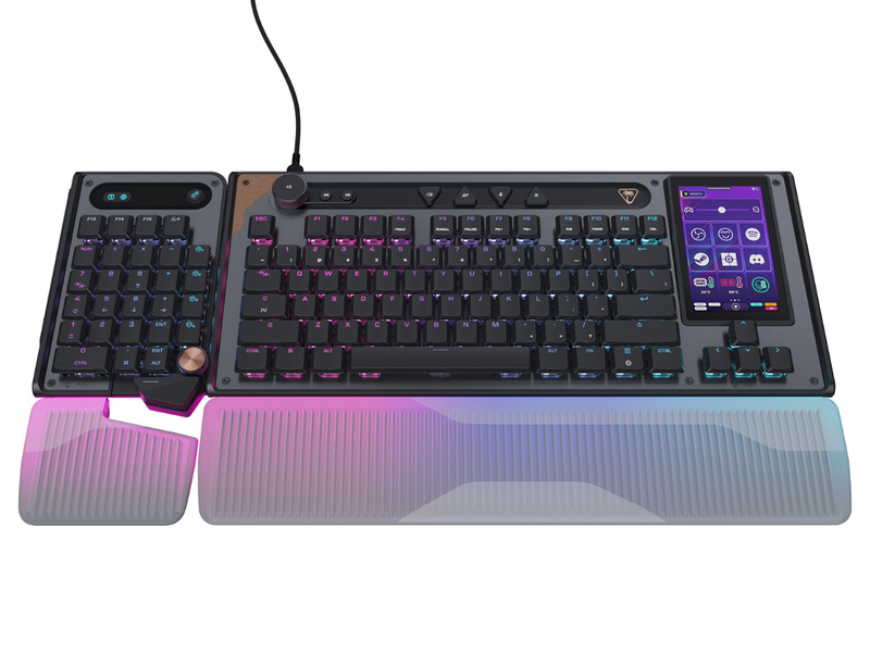 左側に装着することもできる