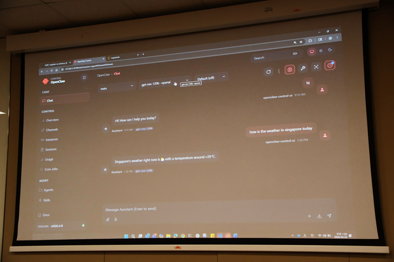 OpenClawとローカルLLMを組み合わせたデモも