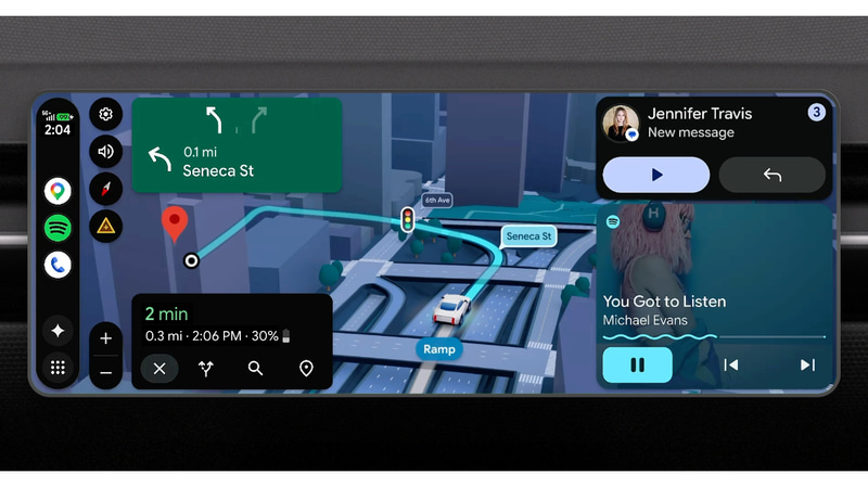 Android Autoのアップデートも