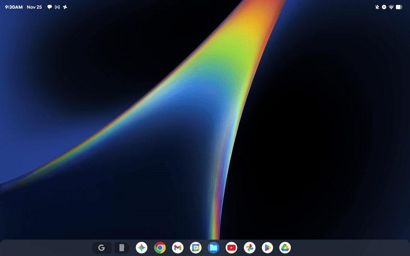 スマートフォンのアプリをGooglebook上から使える連携機能も