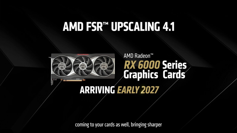 2027年にはRadeon RX 6000シリーズもサポートへ
